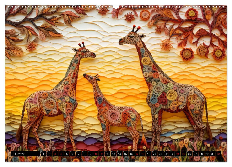 Quilling Inspirationen (CALVENDO Premium Wandkalender 2027)
