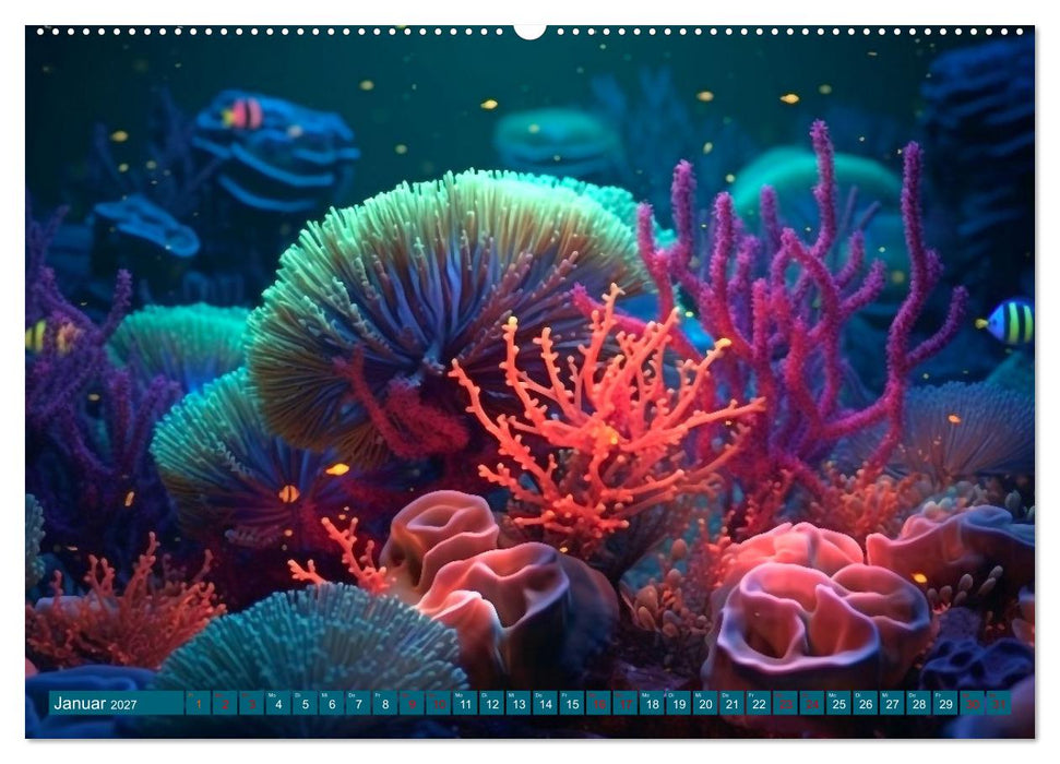 Fantasie bei die Fische! (CALVENDO Wandkalender 2027)