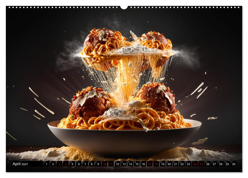 Italienische Gerichte (CALVENDO Premium Wandkalender 2027)