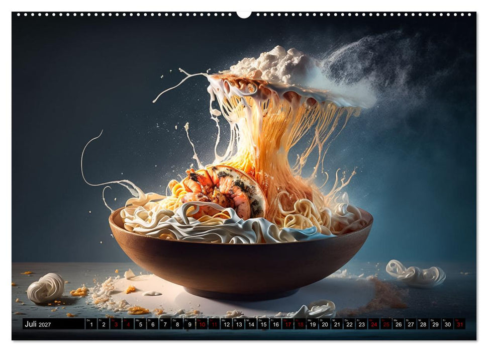 Italienische Gerichte (CALVENDO Premium Wandkalender 2027)