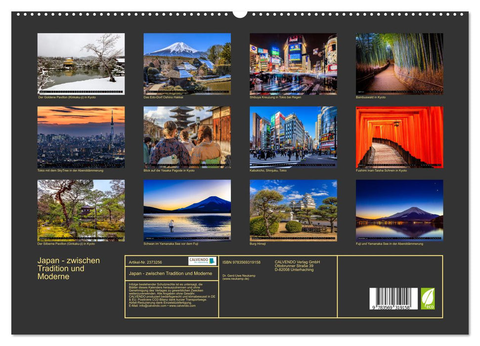 Japan - zwischen Tradition und Moderne (CALVENDO Premium Wandkalender 2027)