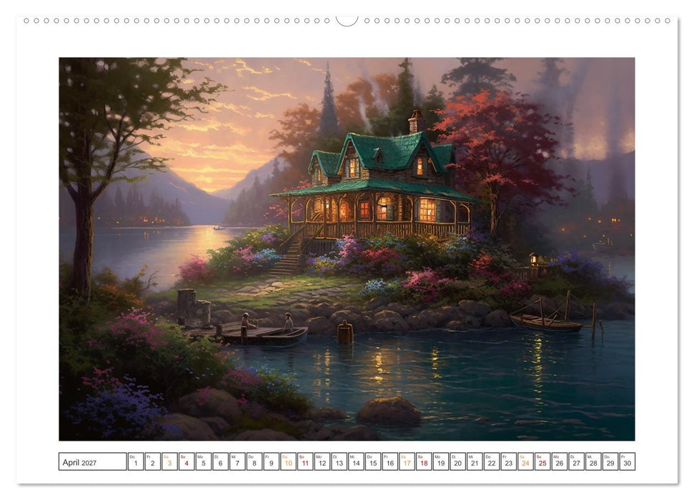 Ein Haus in den Bergen (CALVENDO Premium Wandkalender 2027)