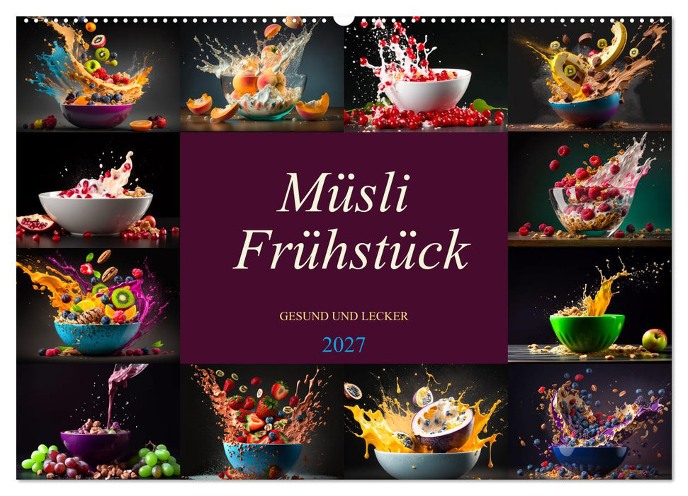 Müsli Frühstück (CALVENDO Wandkalender 2027)