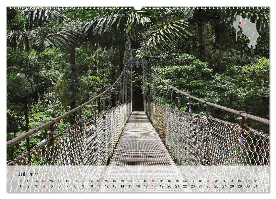 Costa Rica - Panama - Nicaragua (CALVENDO Premium Wandkalender 2027)