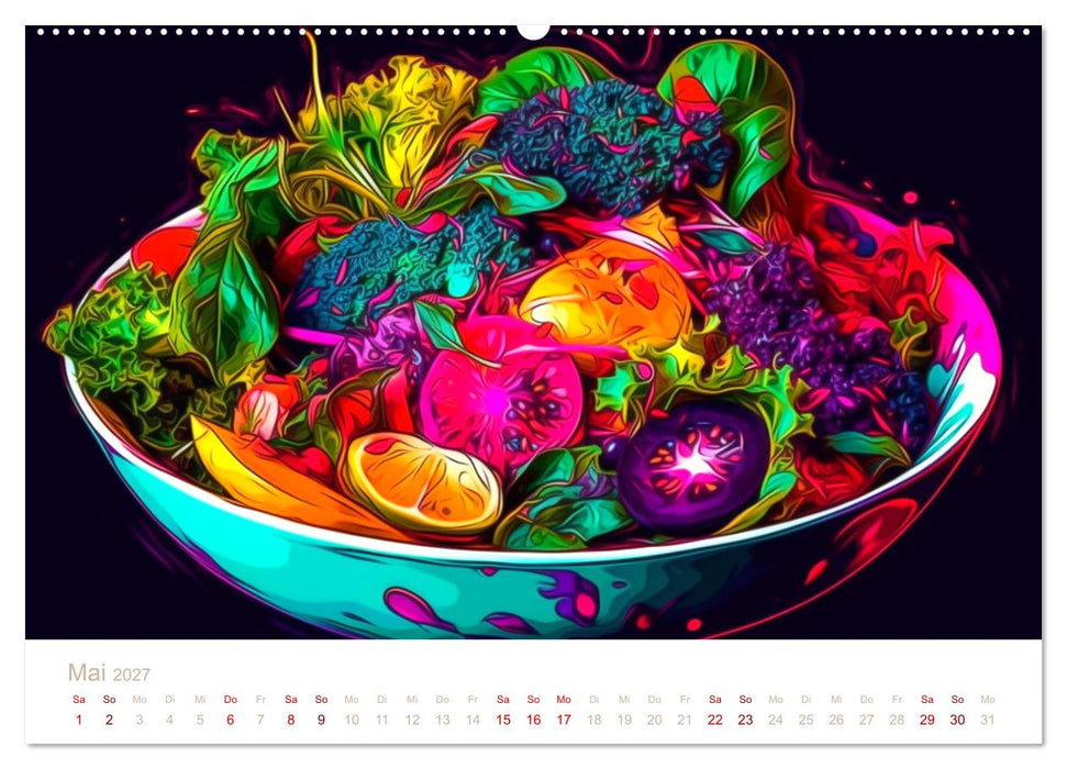 FAST FOOD KUNST (CALVENDO Wandkalender 2027)