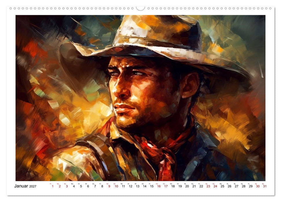 Farbenfroh Männlich (CALVENDO Wandkalender 2027)