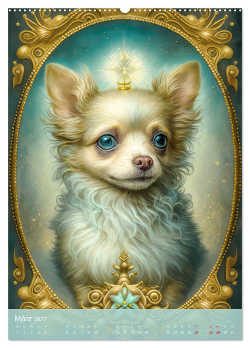 Tiere im Tarot Stil (CALVENDO Premium Wandkalender 2027)