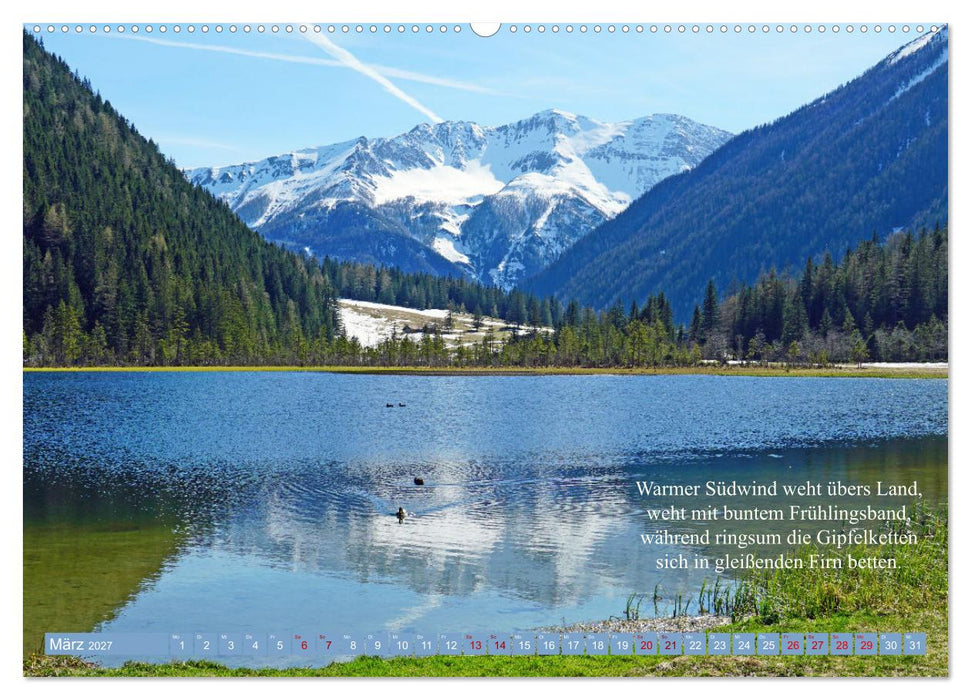 Naturschönheiten und Poesie in Kärnten und Umgebung (CALVENDO Wandkalender 2027)