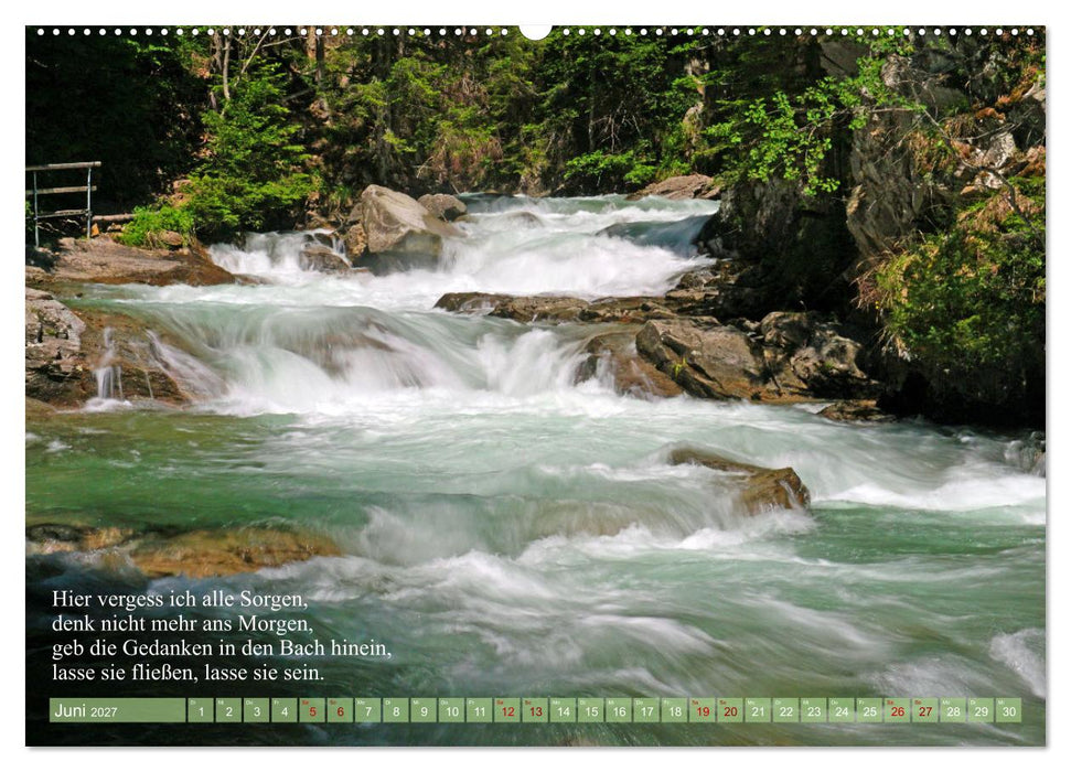 Naturschönheiten und Poesie in Kärnten und Umgebung (CALVENDO Wandkalender 2027)