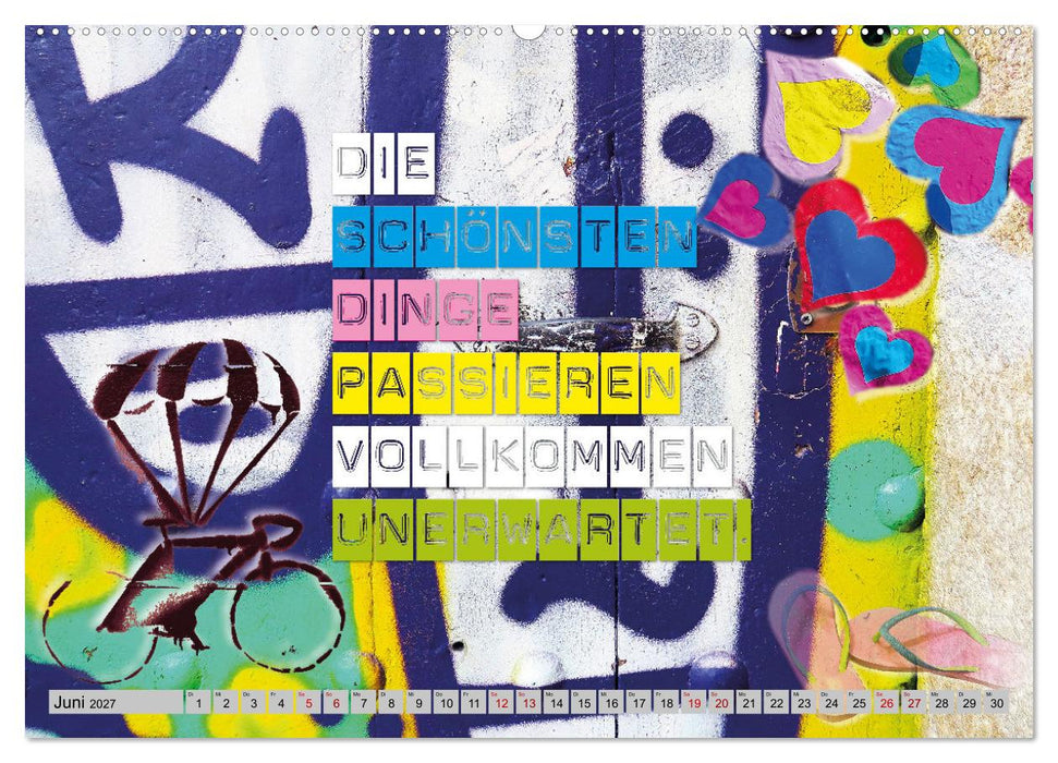 Optimisten leben länger (CALVENDO Wandkalender 2027)