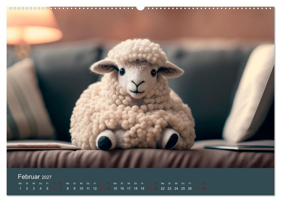 Die Schafe sind los Wollige Aussichten (CALVENDO Premium Wandkalender 2027)