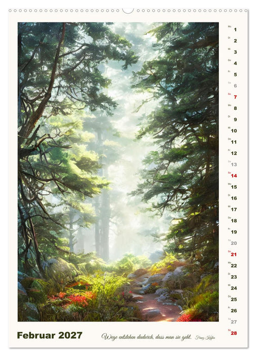 Wege der Fantasie (CALVENDO Premium Wandkalender 2027)