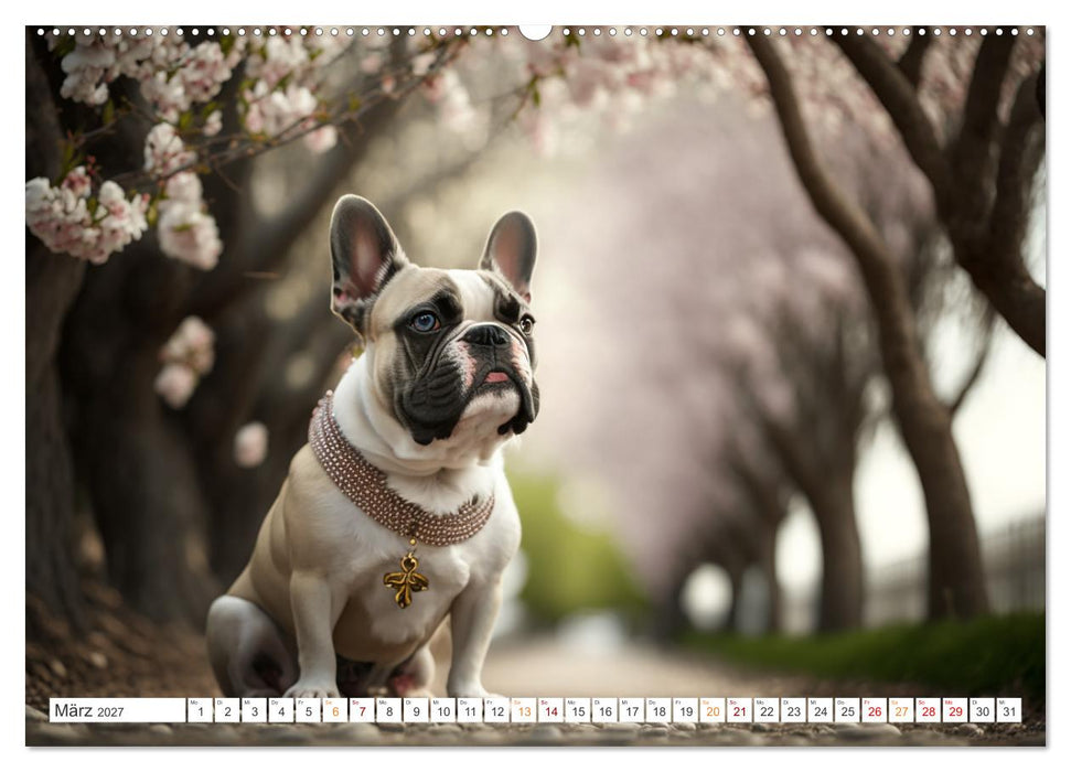Französische Bulldoggen (CALVENDO Wandkalender 2027)