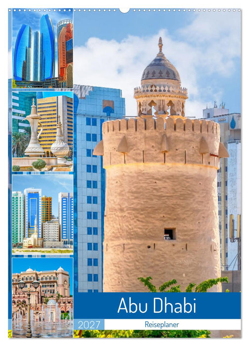 Abu Dhabi - Reiseplaner (CALVENDO Wandkalender 2027)