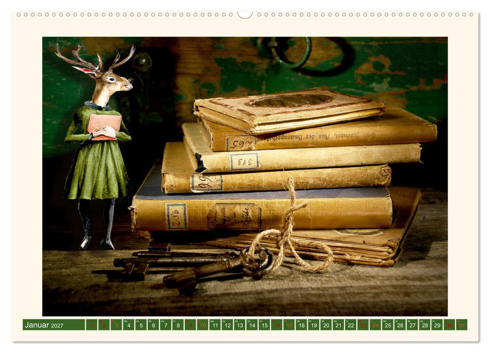 Tierische Büchernarren (CALVENDO Wandkalender 2027)