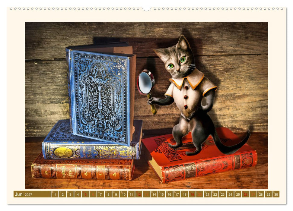 Tierische Büchernarren (CALVENDO Wandkalender 2027)