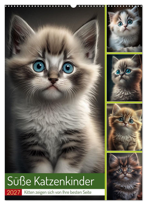 Süße Katzenkinder (CALVENDO Wandkalender 2027)