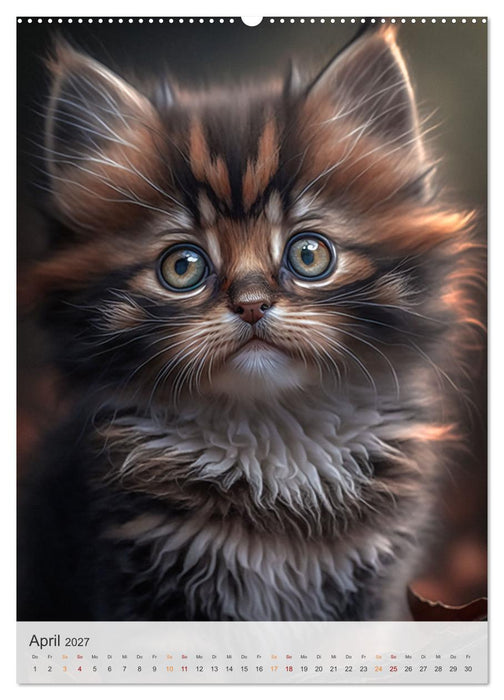 Süße Katzenkinder (CALVENDO Wandkalender 2027)