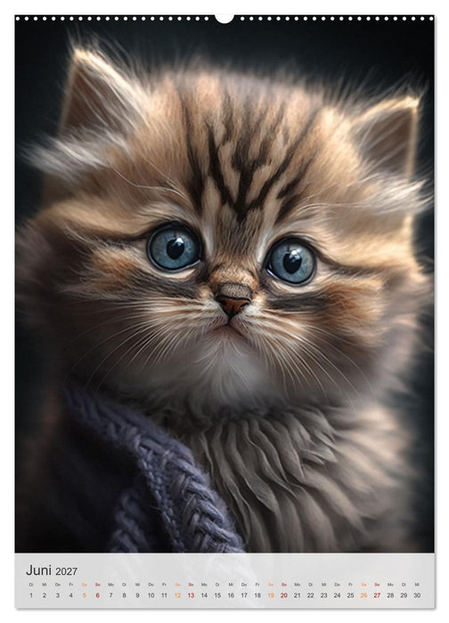 Süße Katzenkinder (CALVENDO Wandkalender 2027)