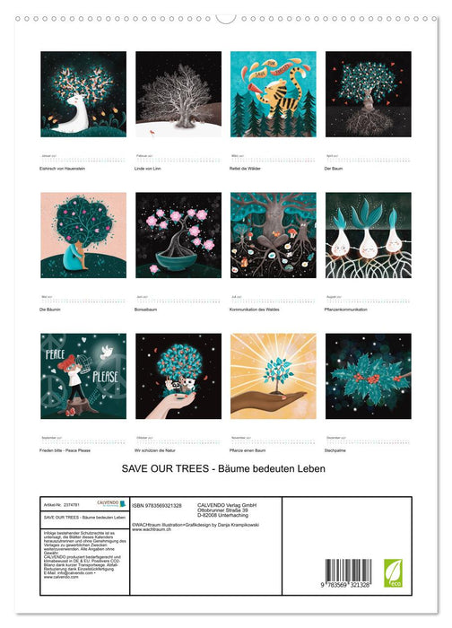 SAVE OUR TREES - Bäume bedeuten Leben (CALVENDO Premium Wandkalender 2027)