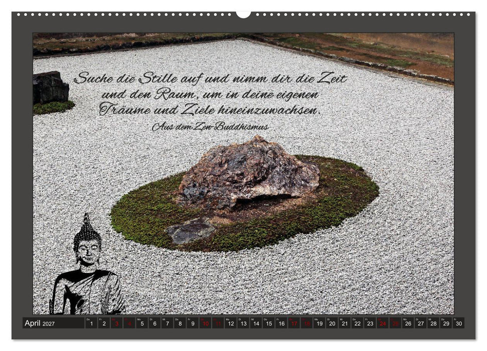 Worte der Weisheit Motivation für das ganze Jahr (CALVENDO Wandkalender 2027)