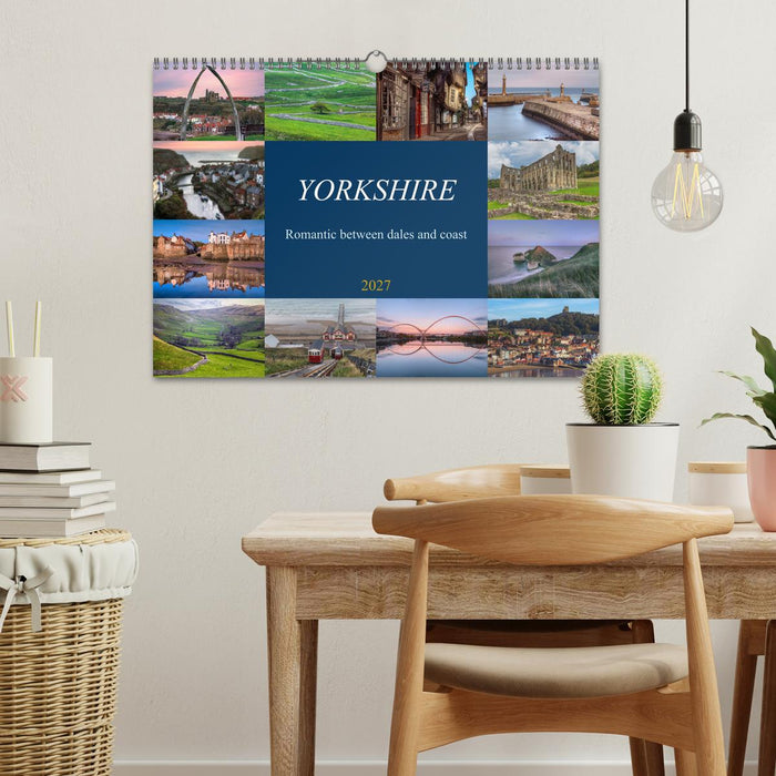 Yorkshire - Romantic between dales and coast (CALVENDO Monthly Calendar 2027)
