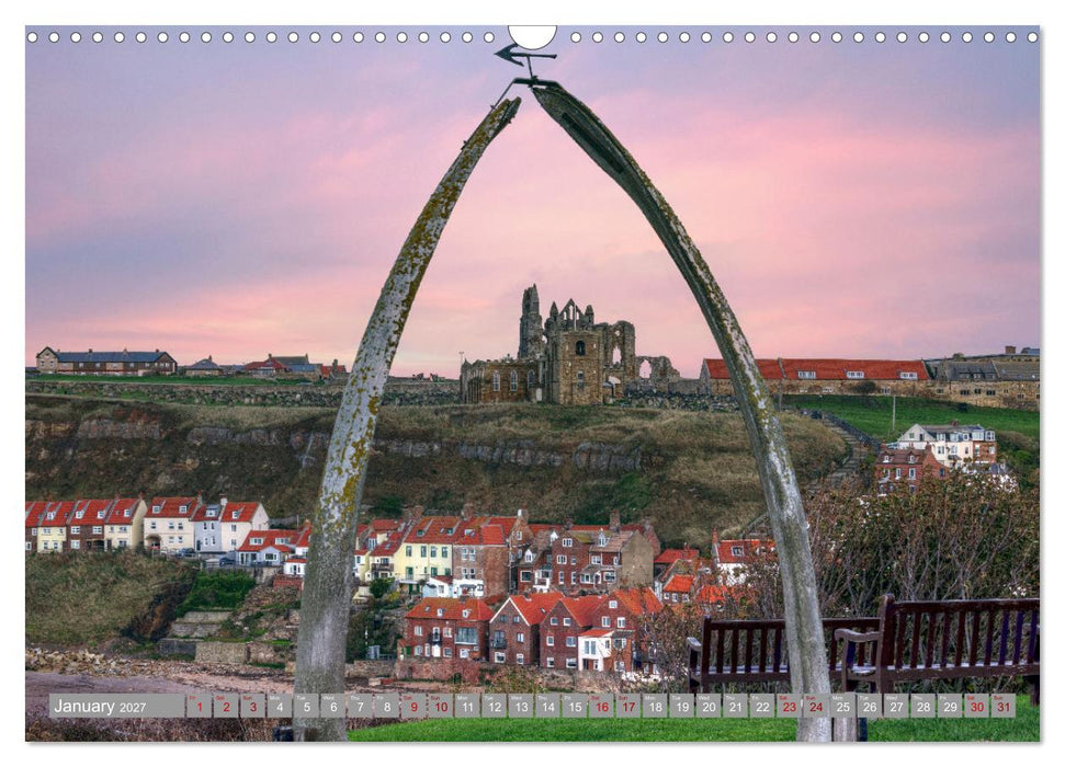 Yorkshire - Romantic between dales and coast (CALVENDO Monthly Calendar 2027)