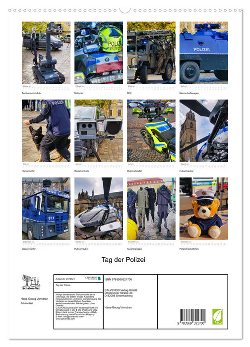 Tag der Polizei (CALVENDO Premium Wandkalender 2027)