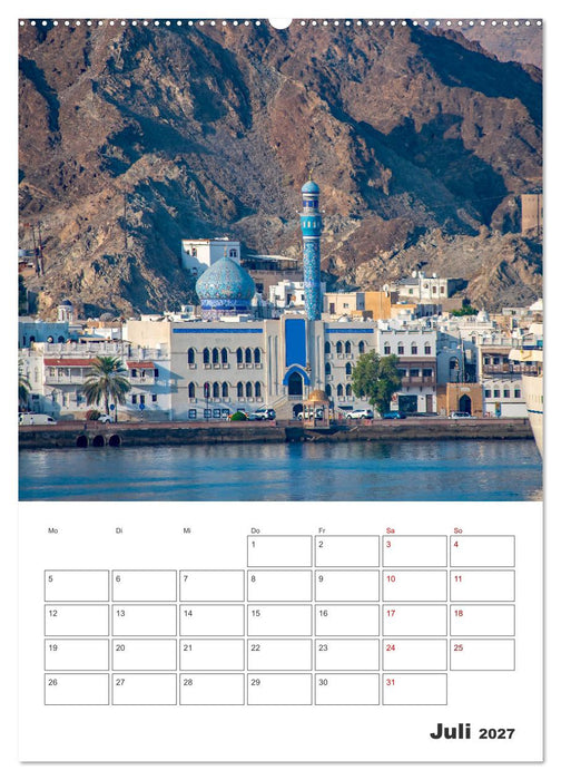 Sultanat Oman - Maskat und Salalah (CALVENDO Premium Wandkalender 2027)
