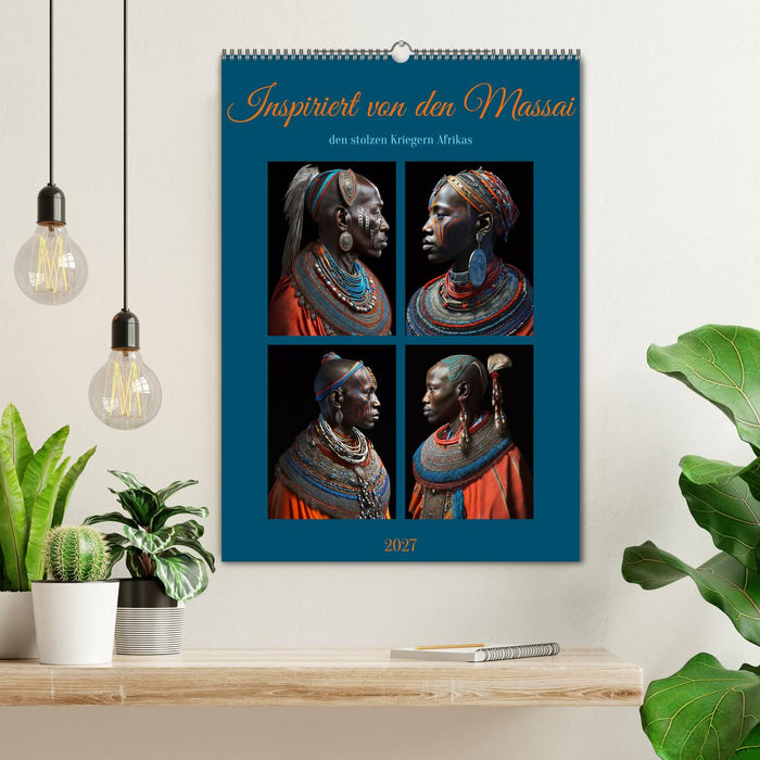 Inspiriert von den Massai, den stolzen Kriegern Afrikas (CALVENDO Wandkalender 2027)