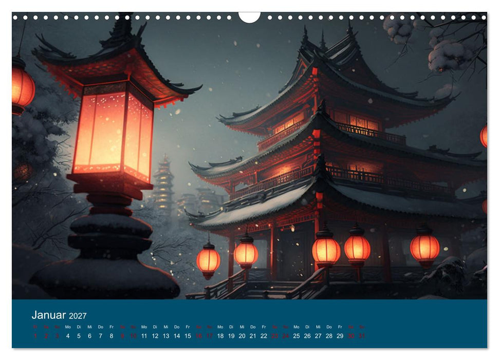 Legenden des Orients Märchenhafte Szenen aus China (CALVENDO Wandkalender 2027)