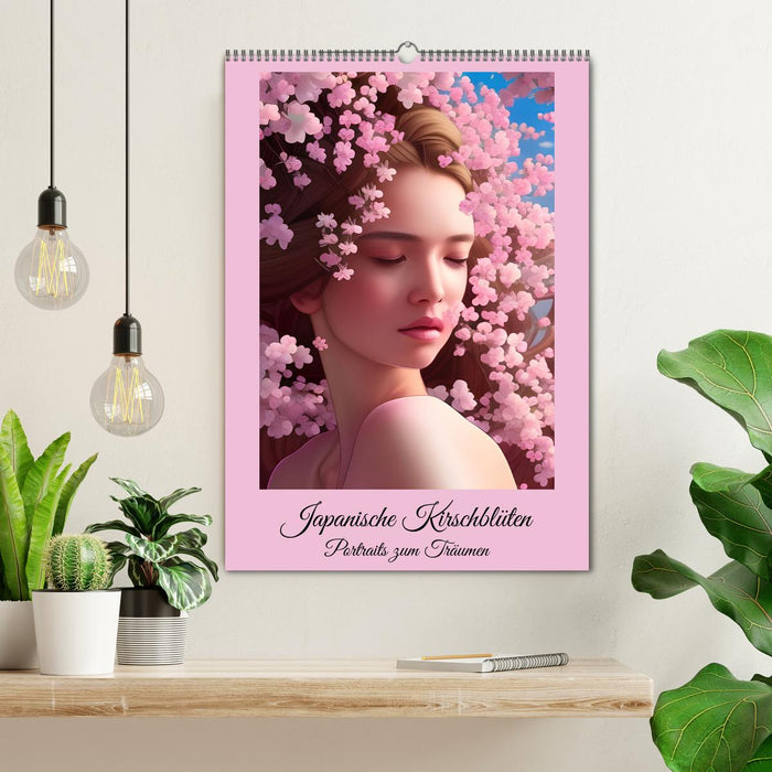 Japanische Kirschblüten - Portraits zum Träumen (CALVENDO Wandkalender 2027)