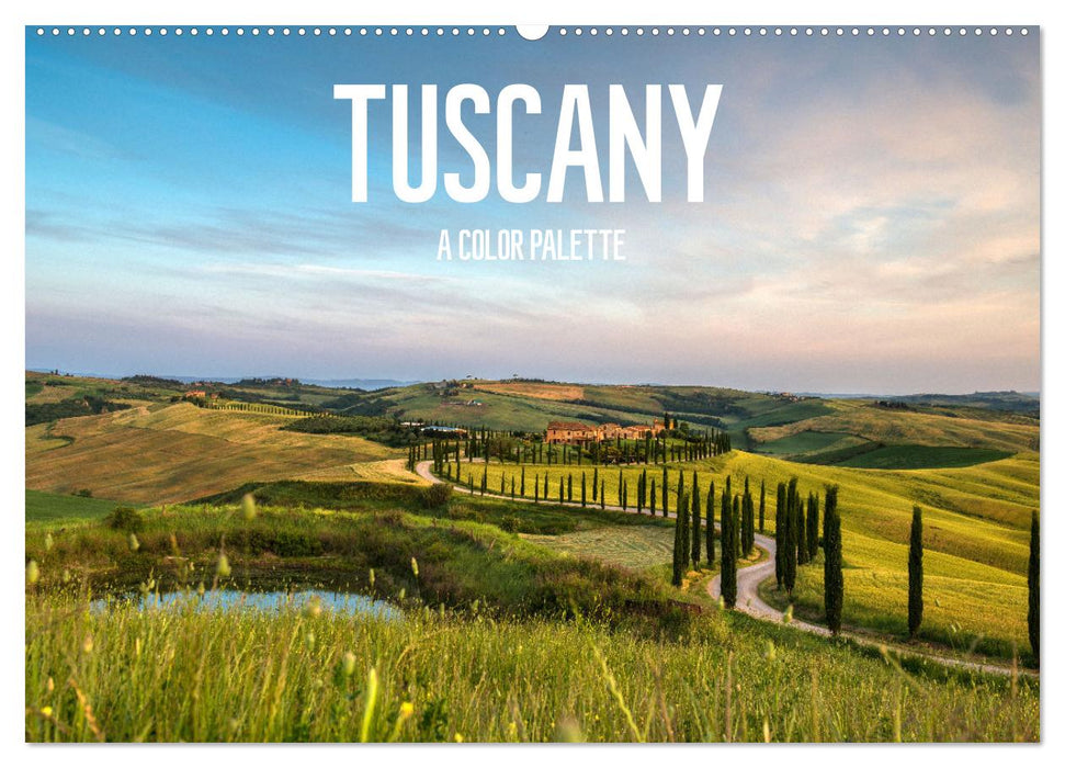 Tuscany A color palette (CALVENDO Monthly Calendar 2027)