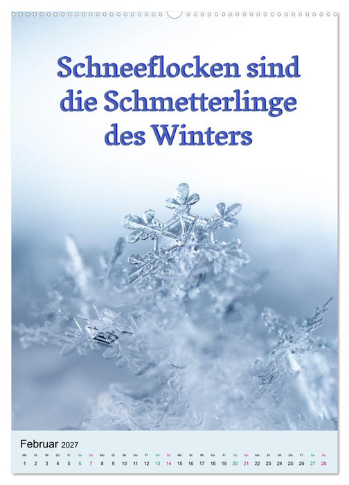 Die vier Jahreszeiten begleitet mit Sprüchen (CALVENDO Wandkalender 2027)