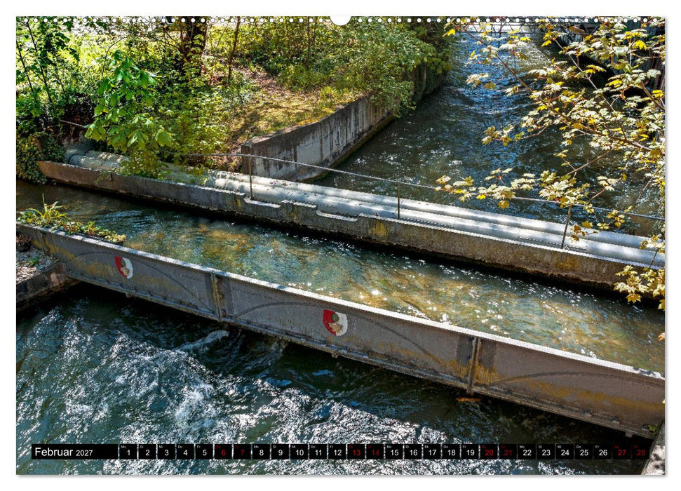WasserStadt Augsburg (CALVENDO Wandkalender 2027)