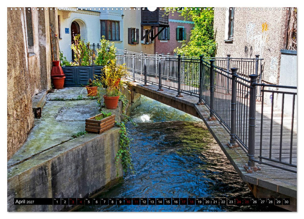 WasserStadt Augsburg (CALVENDO Wandkalender 2027)