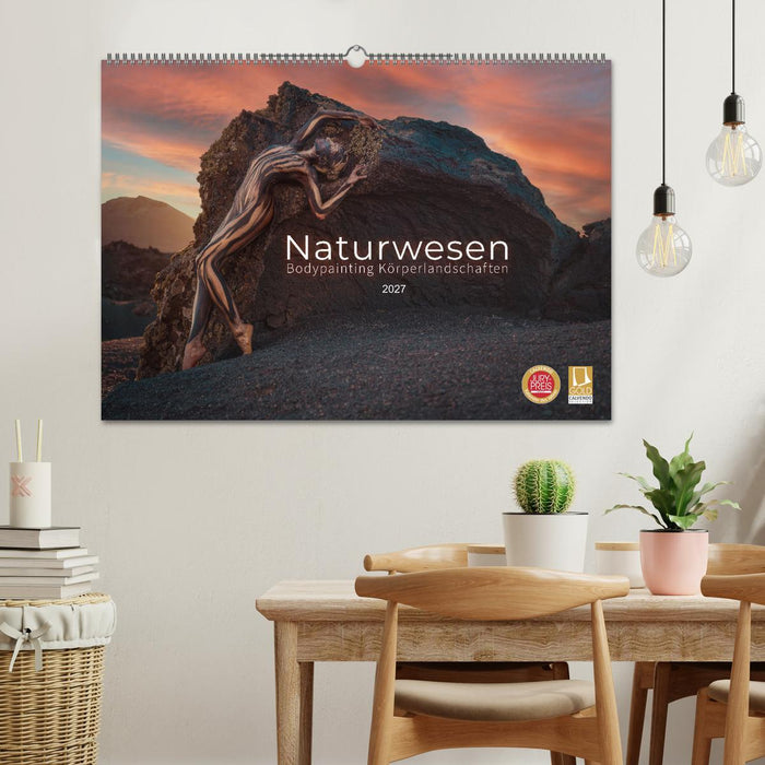 Naturwesen - Bodypainting Körperlandschaften (CALVENDO Wandkalender 2027)