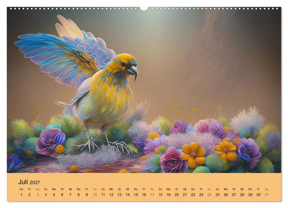 Zauberhafte Paradiesvögel (CALVENDO Premium Wandkalender 2027)