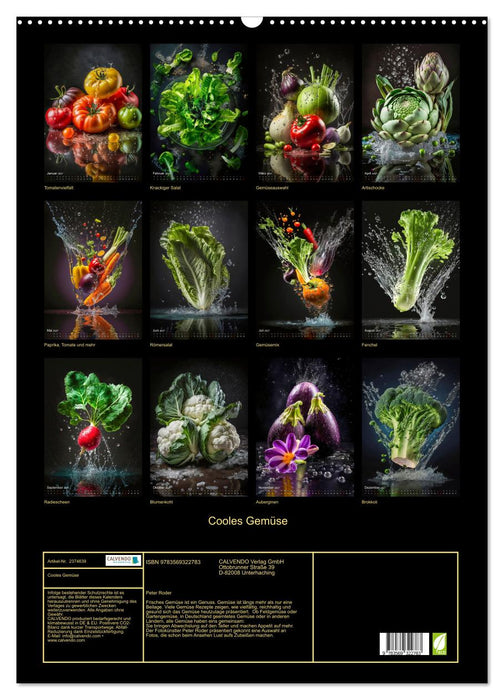 Cooles Gemüse (CALVENDO Wandkalender 2027)