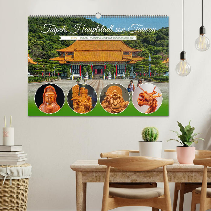 Taipeh, Hauptstadt von Taiwan (CALVENDO Wandkalender 2027)