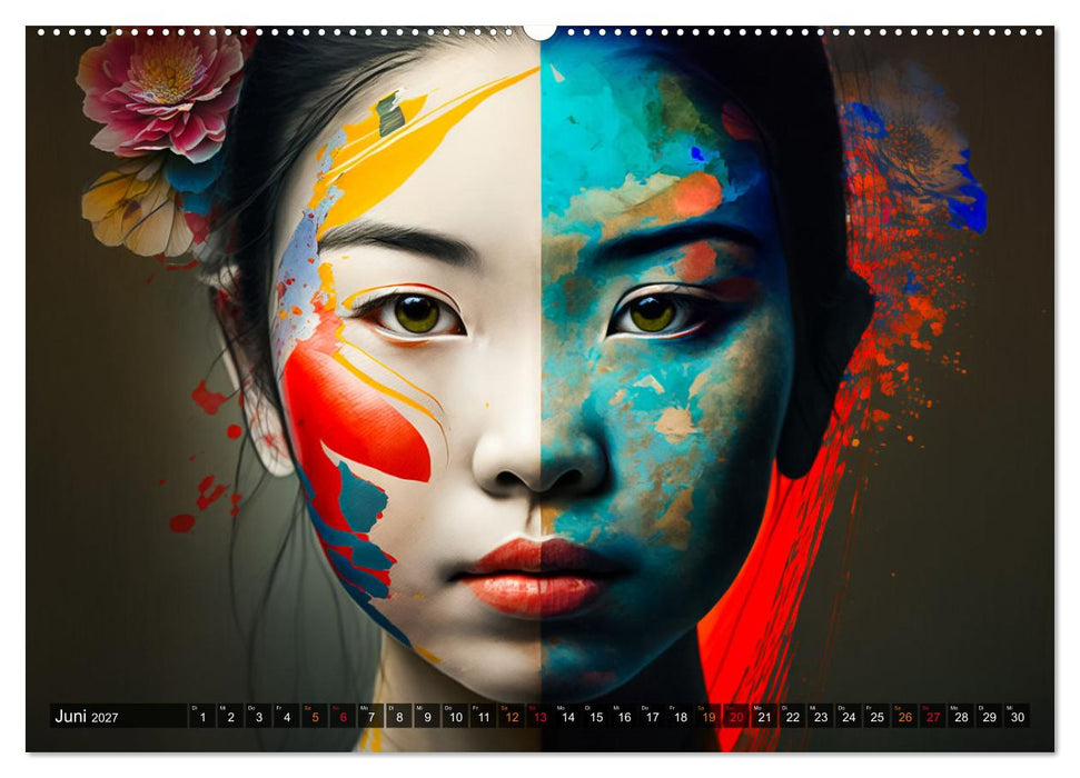 Die Menschen sind bunt (CALVENDO Premium Wandkalender 2027)