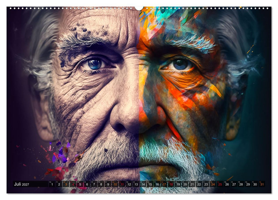 Die Menschen sind bunt (CALVENDO Premium Wandkalender 2027)
