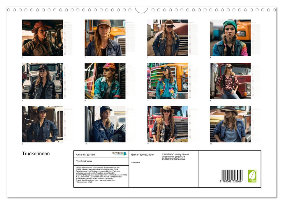 Truckerinnen (CALVENDO Wandkalender 2027)