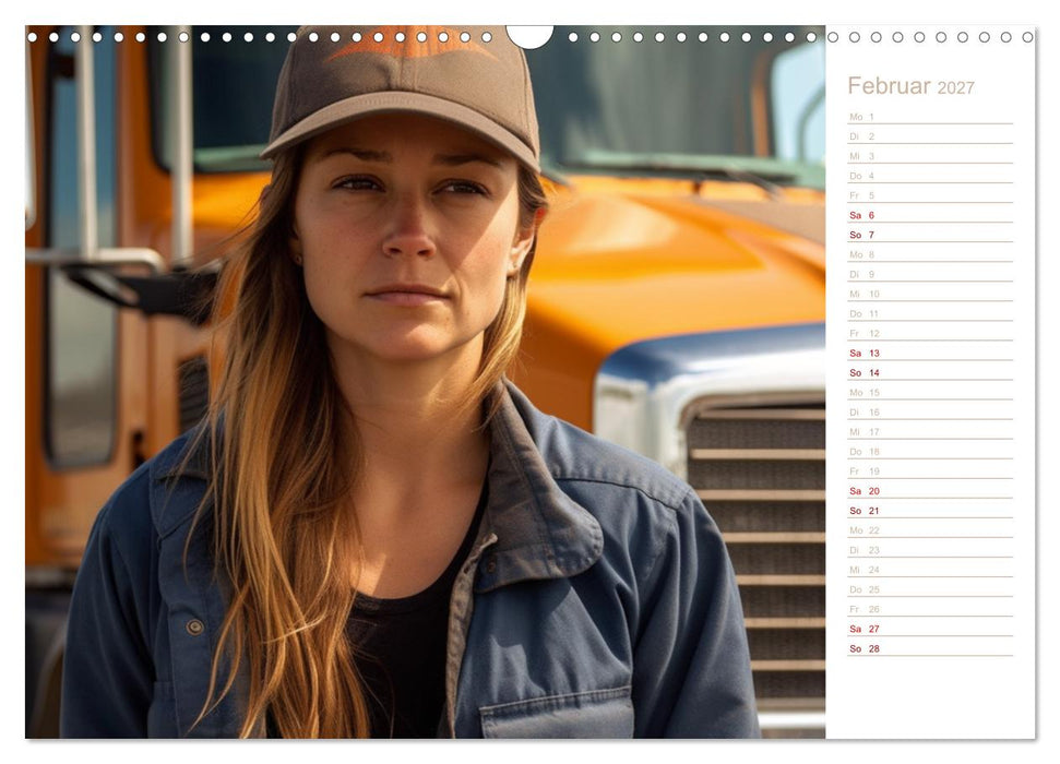 Truckerinnen (CALVENDO Wandkalender 2027)