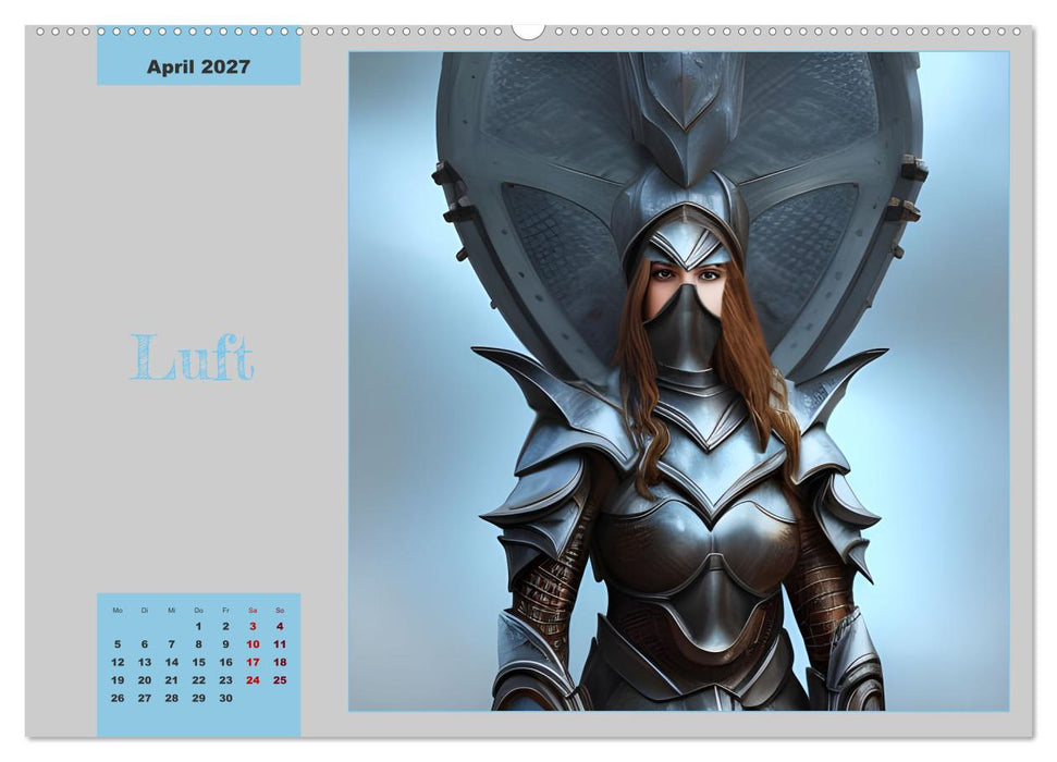 Kriegerinnen der Elemente (CALVENDO Premium Wandkalender 2027)