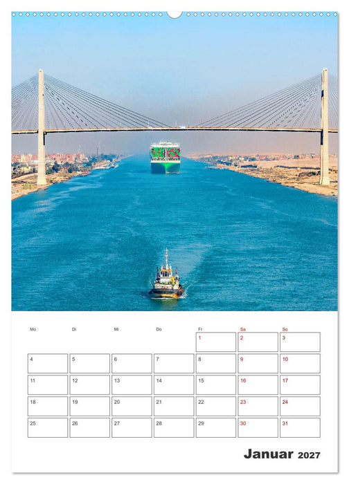 Suezkanal - Urlaubsplaner (CALVENDO Wandkalender 2027)