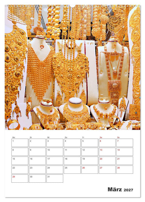 Dubai - Urlaubsplaner (CALVENDO Premium Wandkalender 2027)