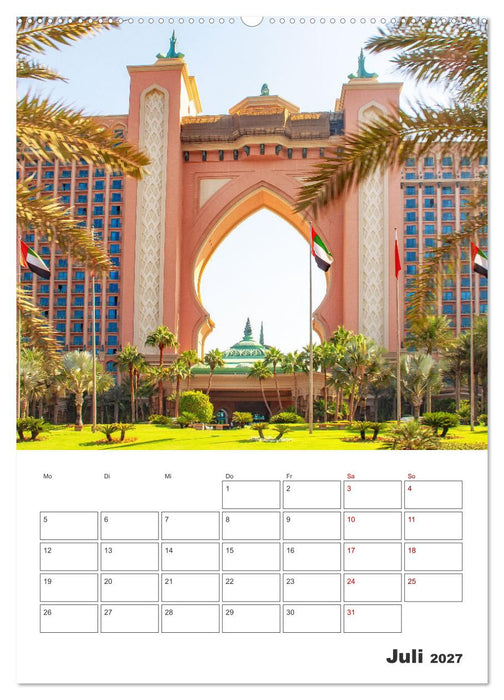 Dubai - Urlaubsplaner (CALVENDO Premium Wandkalender 2027)