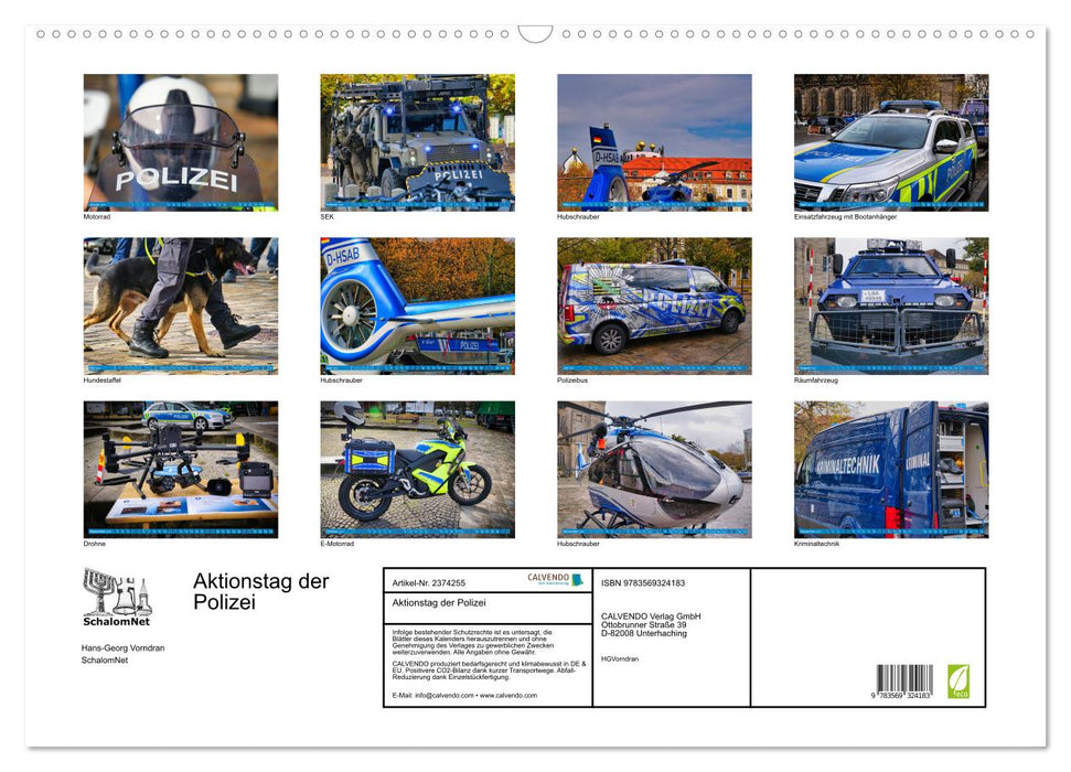 Aktionstag der Polizei (CALVENDO Wandkalender 2027)