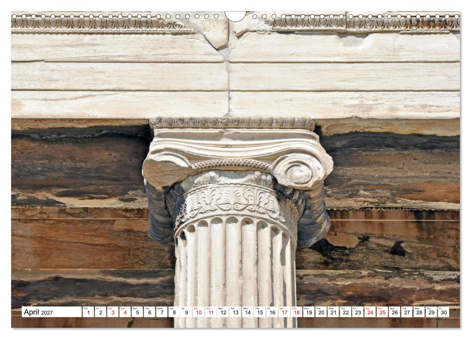 Ancient Greece and Architecture (CALVENDO Monthly Calendar 2027)